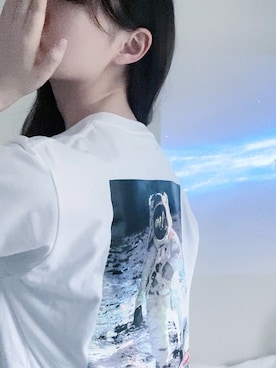 「NASA（ナサ）のアイテム」を使った、fuyuさん（レディース・158cm）の夏コーディネート