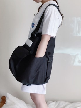 「NASA（ナサ）のアイテム」を使った、fuyuさん（レディース・158cm）の夏コーディネート