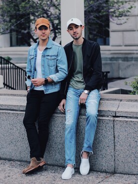 Alex & Mikeさんの「American Eagle Outfitters Slim Jean」を使ったコーディネート