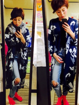 沖夕子さんのコーディネート