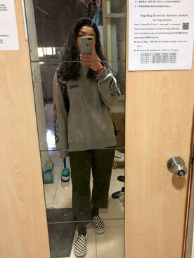 「student」｜Hao Hsuanさん（レディース・158cm）の冬コーディネート