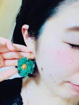 「毛糸」｜ももさん（レディース・159cm）の冬コーディネート