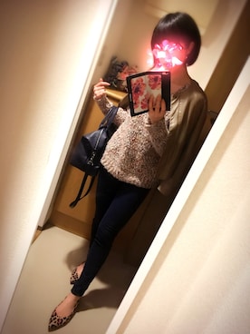 「Banner Barrett（バナーバレット）のアイテム（ノーカラージャケット）」を使った、さかなまきさん（レディース・160cm）の春コーディネート