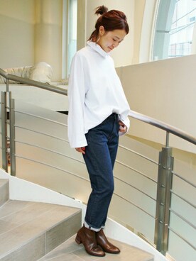 「relume」｜masu*さん（レディース・160cm）の冬コーディネート