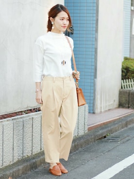 「STILMODA（スティルモーダ）のアイテム」を使った、masu*さん（レディース・160cm）の冬コーディネート