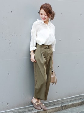 masu*さん（レディース・160cm）の冬コーディネート