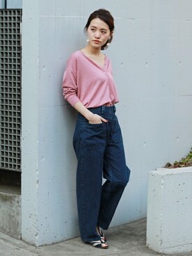 「relume」｜masu*さん（レディース・160cm）の春コーディネート