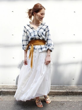 「relume」｜masu*さん（レディース・160cm）の春コーディネート