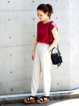 masu*さん(レディース・160cm)の春コーディネート