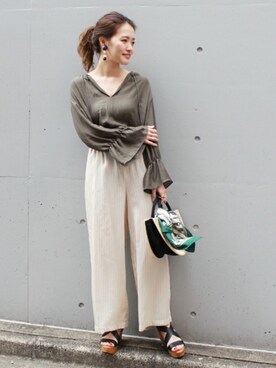 「relume」｜masu*さん（レディース・160cm）の春コーディネート