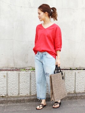 「relume」｜masu*さん（レディース・160cm）の春コーディネート