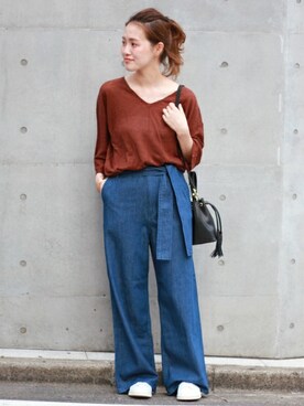 「relume」｜masu*さん（レディース・160cm）の春コーディネート