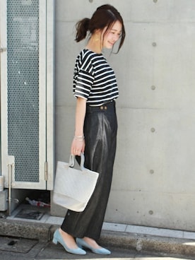 「relume」｜masu*さん（レディース・160cm）の夏コーディネート