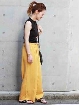 「relume」｜masu*さん（レディース・160cm）の夏コーディネート