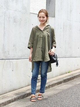 「relume」｜masu*さん（レディース・160cm）の夏コーディネート