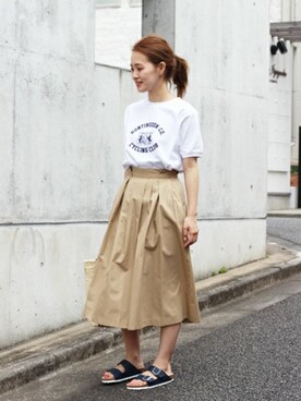 「relume」｜masu*さん（レディース・160cm）の夏コーディネート