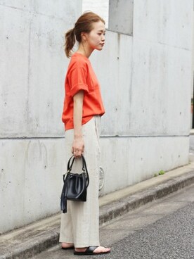 「relume」｜masu*さん（レディース・160cm）の夏コーディネート