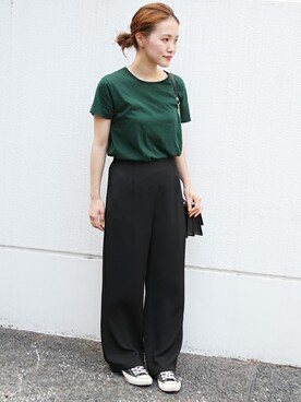 「green」｜masu*さん（レディース・160cm）の夏コーディネート