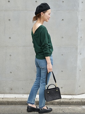 「JOURNAL STANDARD relume（ジャーナルスタンダード　レリューム）のアイテム（ハンチング/ベレー帽）」を使った、masu*さん（レディース・160cm）の夏コーディネート
