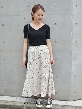 「relume」｜masu*さん（レディース・160cm）の夏コーディネート