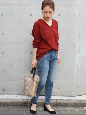 「relume」｜masu*さん（レディース・160cm）の夏コーディネート