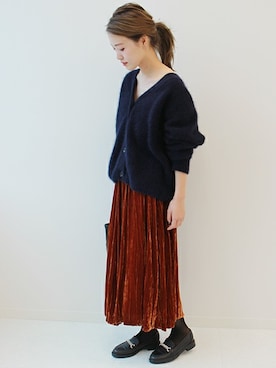 「STILMODA（スティルモーダ）のアイテム」を使った、masu*さん（レディース・160cm）の秋コーディネート