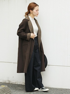 「GRILLO（グリーロ）のアイテム」を使った、masu*さん（レディース・160cm）の秋コーディネート