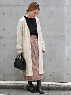 masu*さん（レディース・160cm）の冬コーディネート