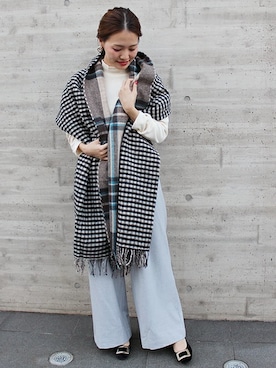 「soil（ソイル）のアイテム」を使った、masu*さん（レディース・160cm）の冬コーディネート