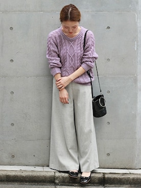 masu*さん(レディース・160cm)の冬コーディネート