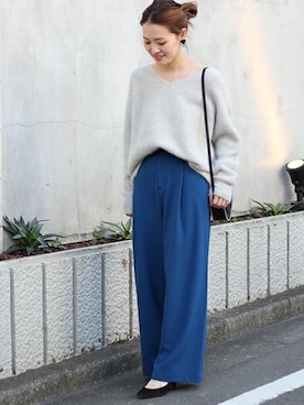 masu*さん（レディース・160cm）の冬コーディネート