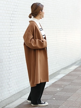 masu*さん（レディース・160cm）の冬コーディネート