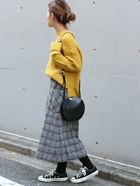 masu*さん（レディース・160cm）の冬コーディネート