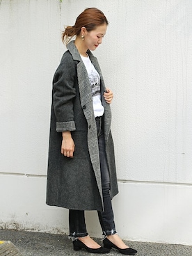 masu*さん（レディース・160cm）の冬コーディネート