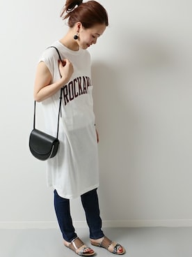 「PLAKTON（プラクトン）のアイテム」を使った、masu*さん（レディース・160cm）の春コーディネート