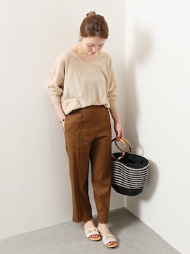 「CATERINA BERTINI（カテリーナベルティーニ）のアイテム」を使った、masu*さん（レディース・160cm）の春コーディネート