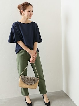 「CATERINA BERTINI（カテリーナベルティーニ）のアイテム」を使った、masu*さん（レディース・160cm）の春コーディネート