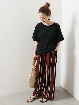 「NICOLAS LAINAS（ニコラスライナス）のアイテム」を使った、masu*さん（レディース・160cm）の春コーディネート