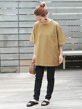 「CAMBER（キャンバー）のアイテム」を使った、masu*さん（レディース・160cm）の夏コーディネート