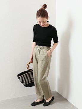 「CATERINA BERTINI（カテリーナベルティーニ）のアイテム」を使った、masu*さん（レディース・160cm）の夏コーディネート