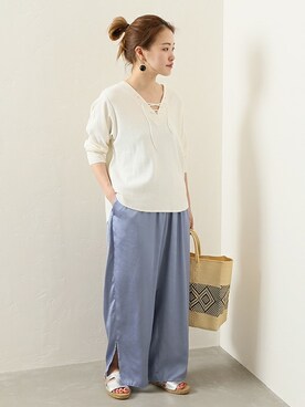 masu*さん（レディース・160cm）の夏コーディネート