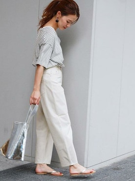 「NICOLAS LAINAS（ニコラスライナス）のアイテム」を使った、masu*さん（レディース・160cm）の夏コーディネート