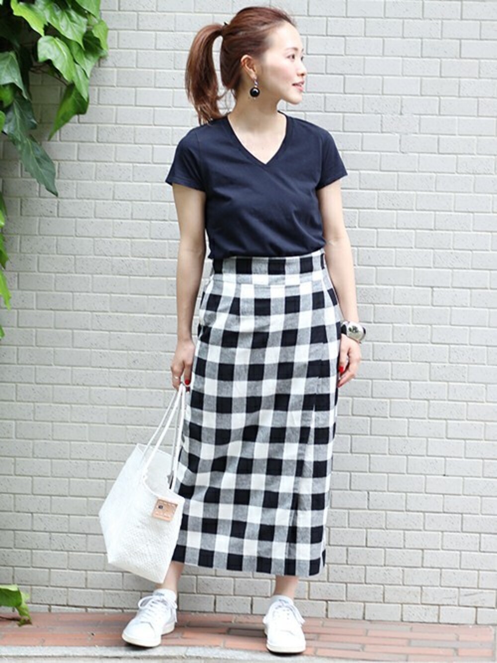 ジャーナルスタンダード Pチェックラップスカート マキシスカート 
