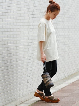 「eness（エネス）のアイテム」を使った、masu*さん（レディース・160cm）の夏コーディネート