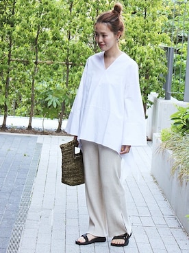 masu*さん（レディース・160cm）の夏コーディネート