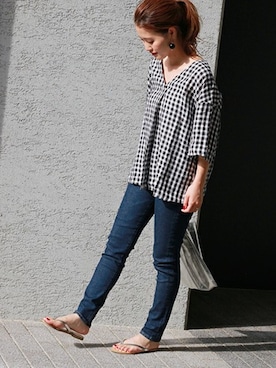 masu*さん（レディース・160cm）の夏コーディネート