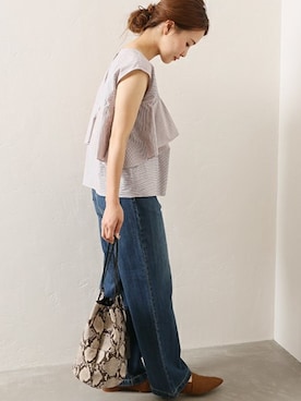 masu*さん（レディース・160cm）の夏コーディネート