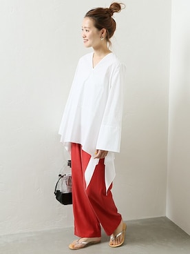 masu*さん（レディース・160cm）の夏コーディネート