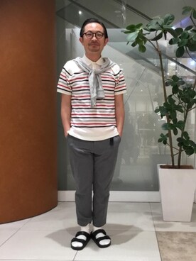 「coenスタッフスタイリング」｜「アイテム（レッグウェア）」を使った、ナカノさん（メンズ・170cm）の春コーディネート