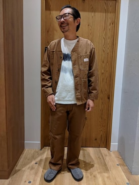 「SMITH'S（スミス）のアイテム（ジャケット/アウター）」を使った、ナカノさん（メンズ・168cm）の秋コーディネート